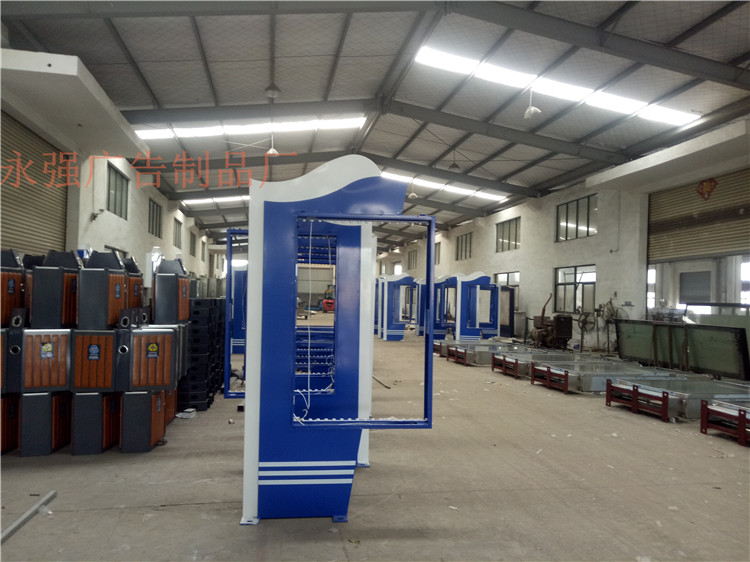 胶州市不锈钢街道指路牌灯箱 户外滚动广告与海南路牌广告的融合应用